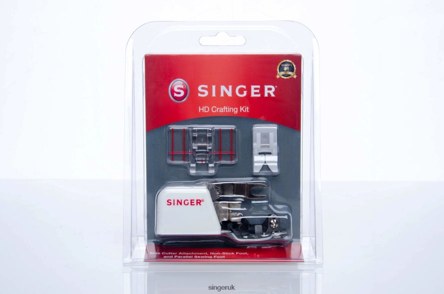 SINGER Heavy Duty Crafting Presser Foot Kit Accessories 2646ZJ131