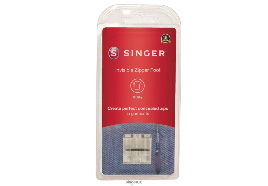 SINGER Invisible Zipper Foot Accessories 2646ZJ104