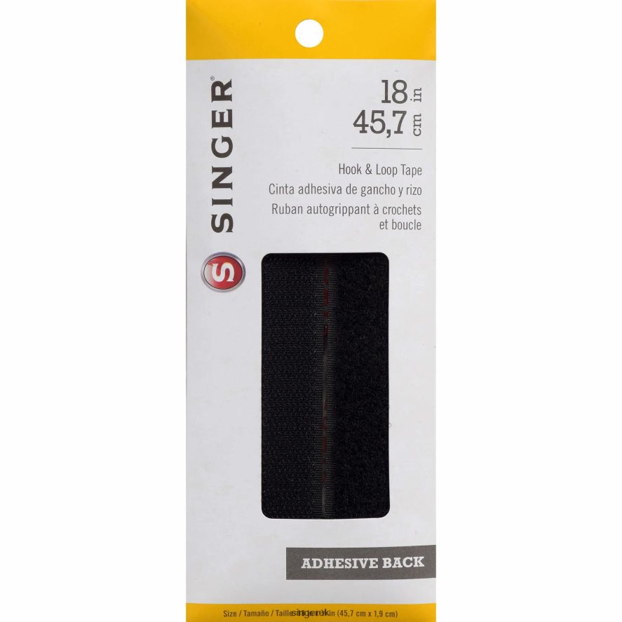 SINGER Hook & Loop Tape - Black Accessories 2646ZJ175